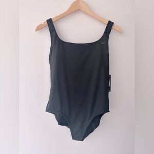 NWT | Nike | L | Black U-Back One-Piece Swimsuit